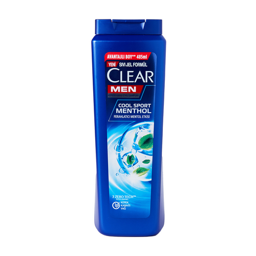 Clear Men Cool Sport Menthol Şampuan 485 Ml