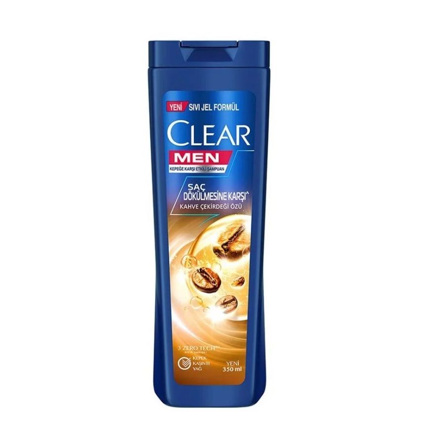 Clear Men Saç Dökülmesine Karşı Kahve Çekirdeği Özlü Kepeğe Karşı Etkili Şampuan 350 Ml