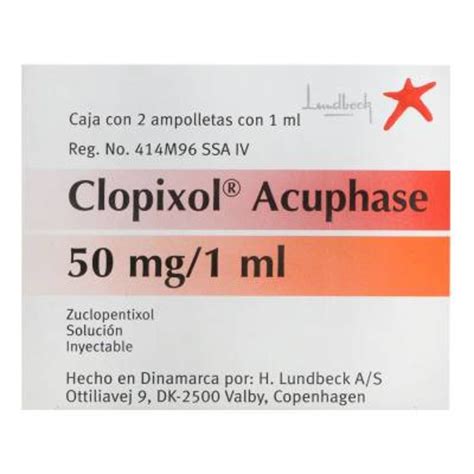 Lundbeck İlaç Clopixol Acuphase 50 mg 1 Ampül