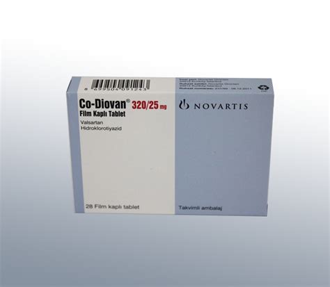 Novartis İlaç Co-Diovan 320/25 mg 28 Tablet