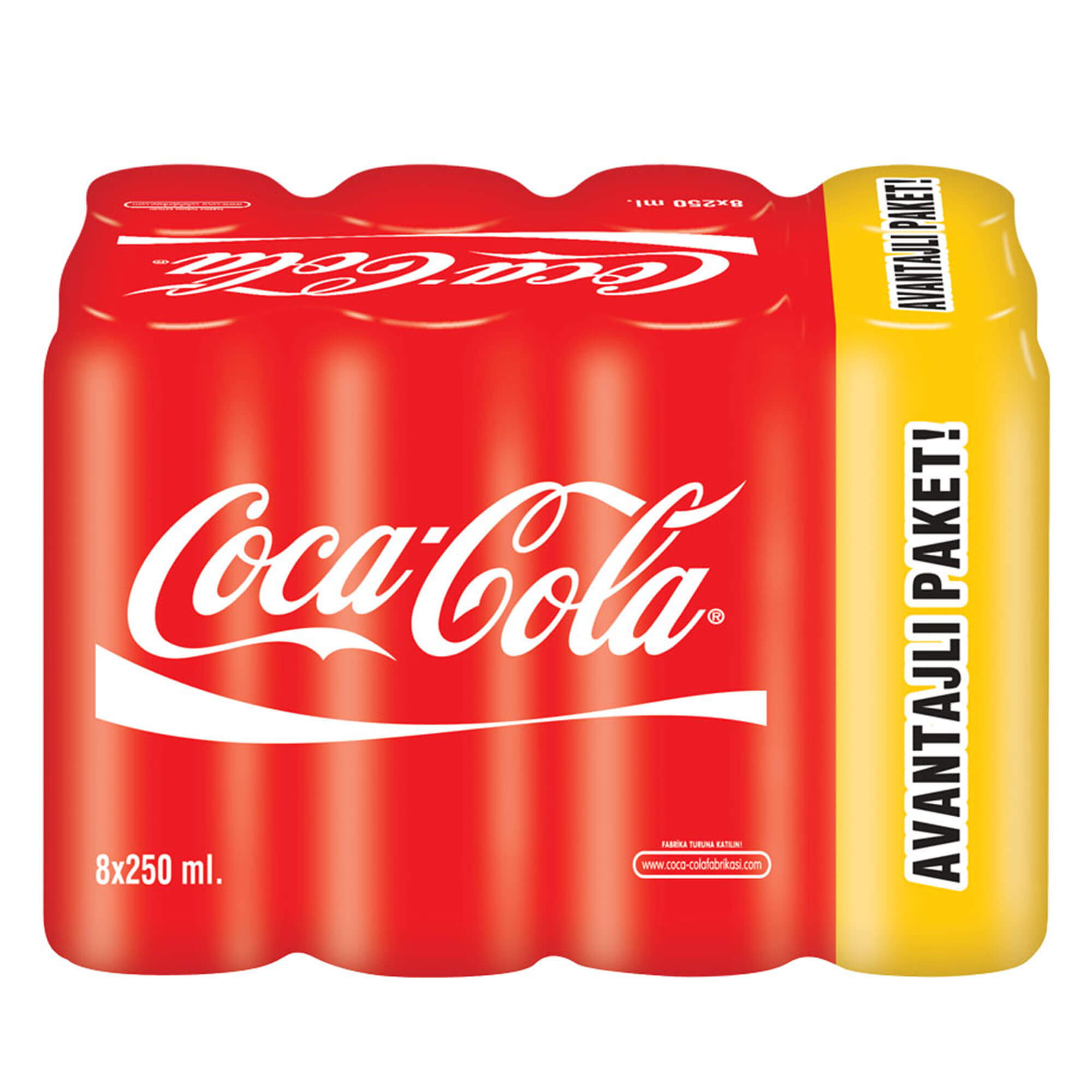 Coca Cola 250 Ml x 8 Adet