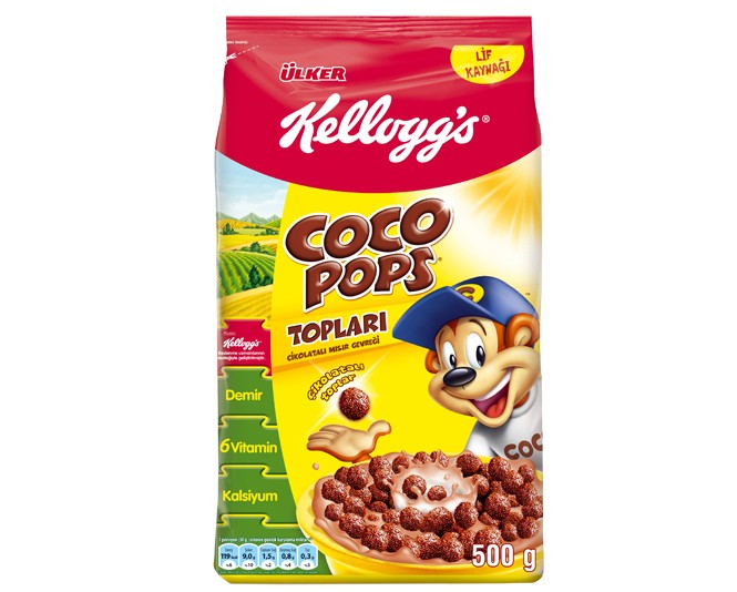 Ülker Coco Pops Topları Çikolatalı Buğday ve Mısır Gevreği