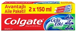 Colgate 2 Li Üçlü Erki 150+150 Ml