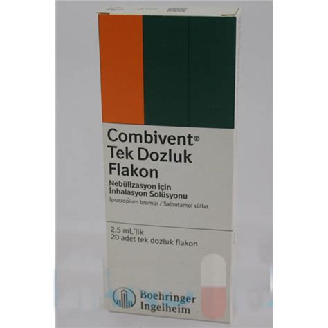 Boehringer Ingelheim İlaç Combivent Tek Doz 20 Flakon
