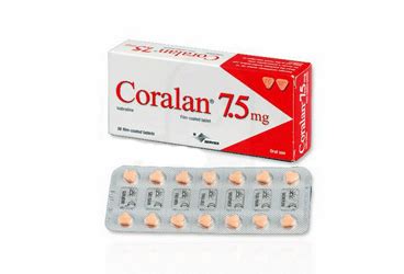 Servier İlaç Coralan 7.5 mg 56 Tablet