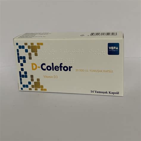 Vefa İlaç D-Colefor 5.000 IU Kapsül