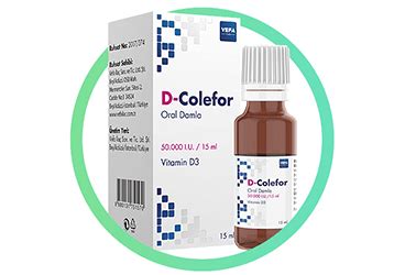 Vefa İlaç D-Colefor Damla 50.000 IU/15 ml 15 ml