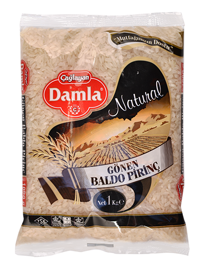 Damla Bakliyat Gönen Baldo Pirinç 1 Kg