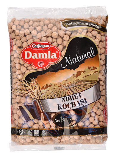 Damla Bakliyat Koçbaşı Nohut 9 MM 1 Kg