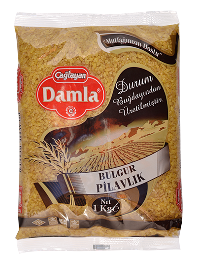 Damla Bakliyat Pilavlık Bulgur 1 Kg
