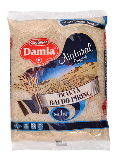 Damla Bakliyat Trakya Pirinç 1 Kg