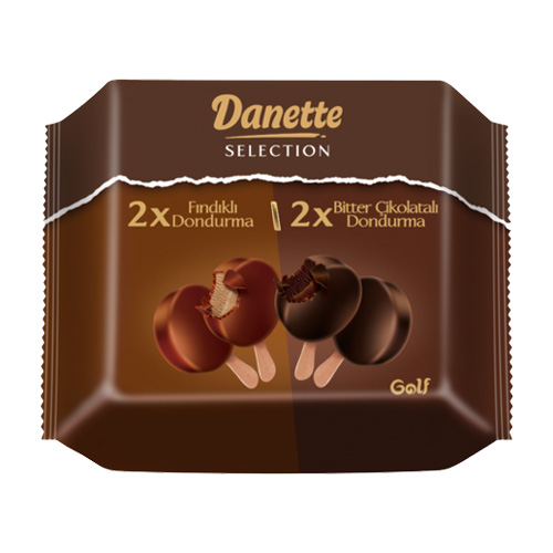 Danette Selection Fındıklı & Çikolatalı  (4'lü)