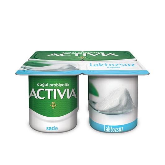 Danone Activia Probiyotik Laktozsuz Sade Yoğurt 4x100 gr