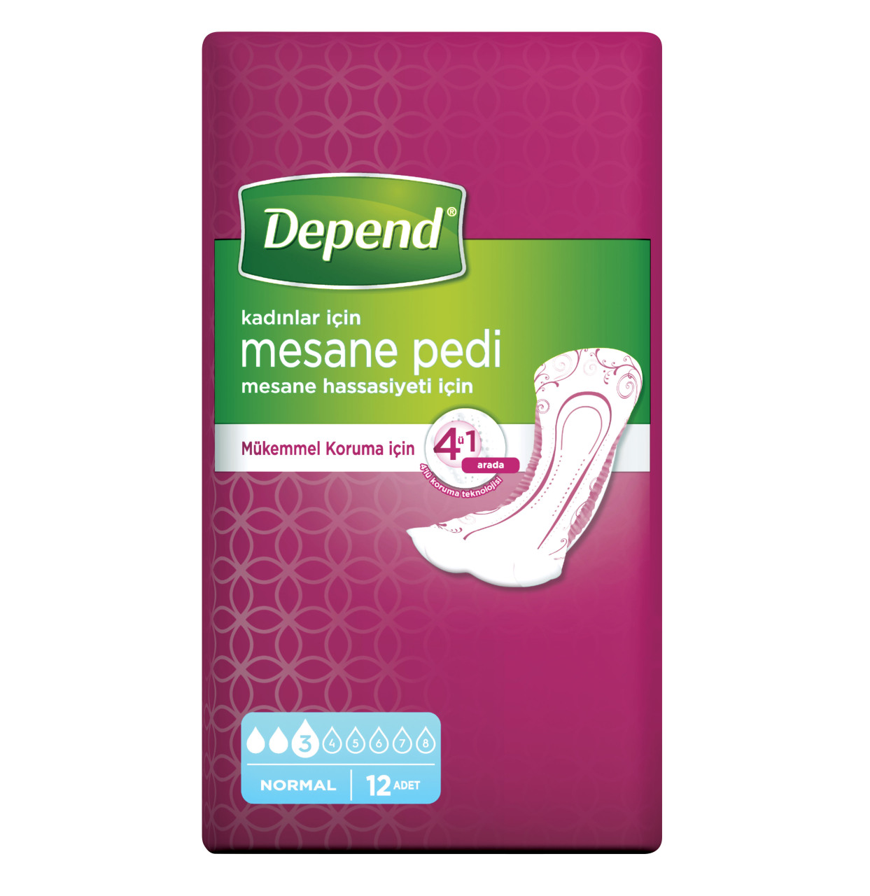Depend Mesane Pedi Normal 12 Adet
