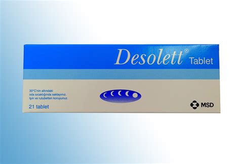 Merck Sharp ve Dohme Desolett Doğum Kontrol Hapı 21 Tablet
