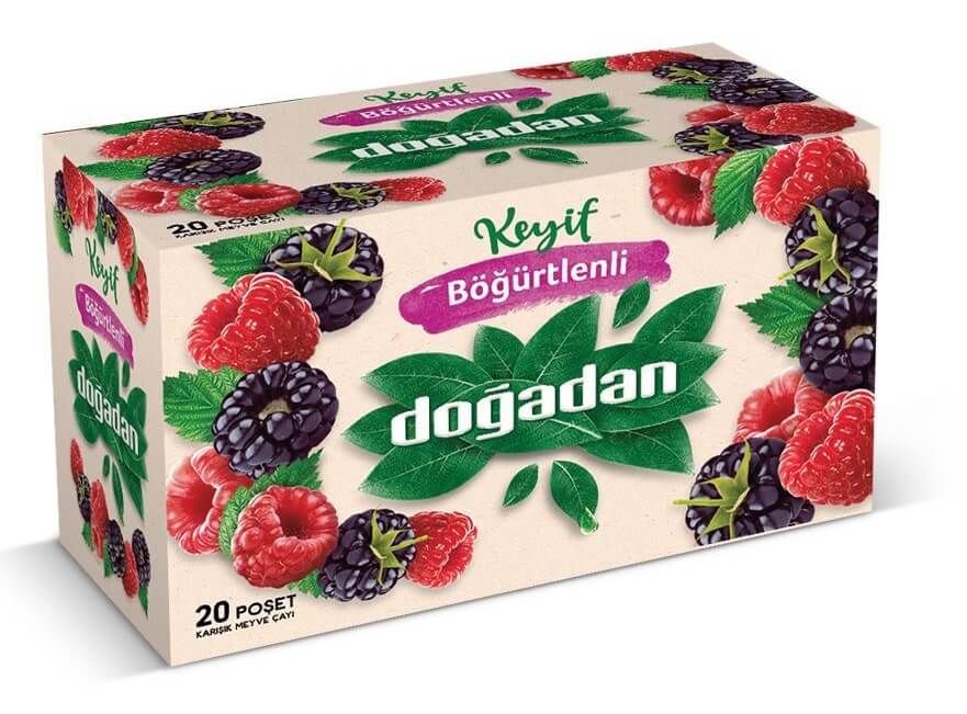 Doğadan Böğürtlenli Bitki Çayı 20 Adet 40 Gr