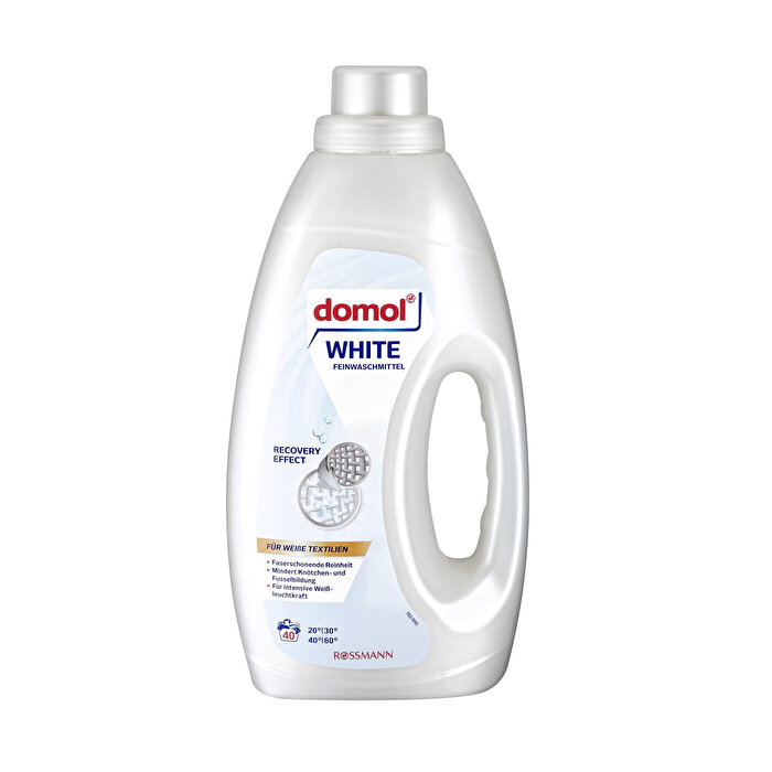 Domol Beyazlara Özel Çamaşır Deterjanı 40 Yıkama Makine Kullanımı 1500 ml