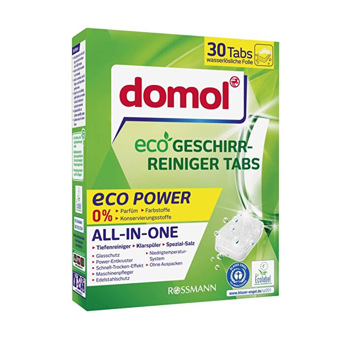 Domol Bulaşık Makinesi Tableti Eco 30'lu 1 Adet