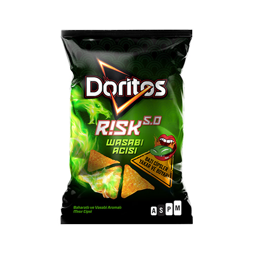 Doritos Risk 5.0 Wasabi Acısı Mısır Cipsi Süper Boy (107 g)