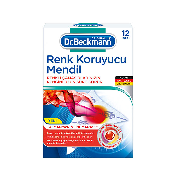 Dr. Beckmann Renk Koruyucu Mendil 12'li