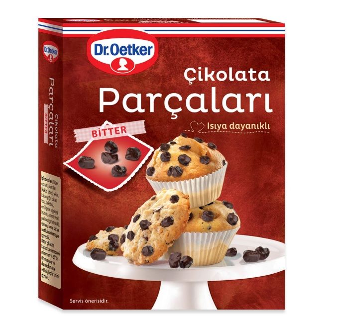 Dr Oetker Çikolata Parçaları Bitter 70 Gr