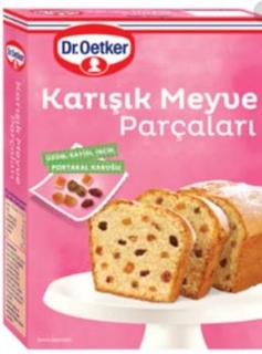Dr. Oetker Karışık Meyve Parçaları 70 Gr