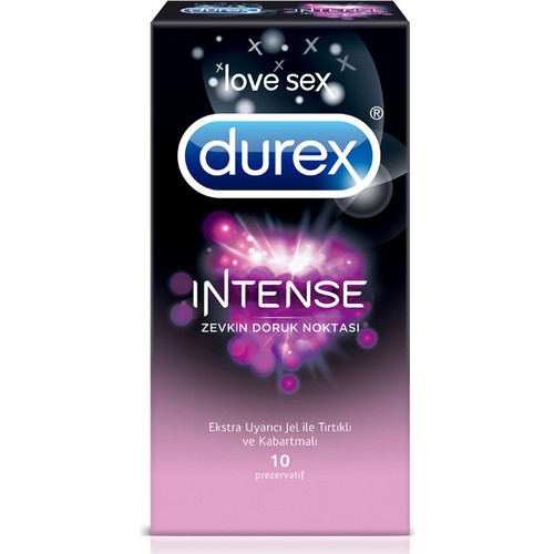 Durex Intense Uyarıcı Prezervatif 10 Adet