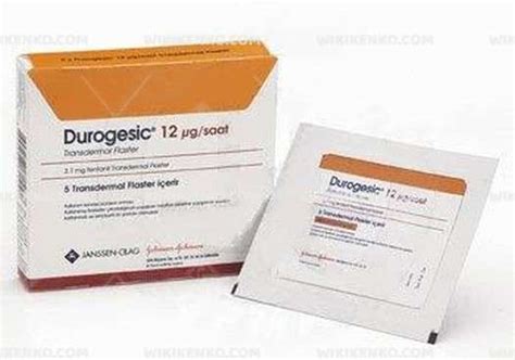 Johnson & Johnson Durogesic 12 mcg 5 TTS Flaster