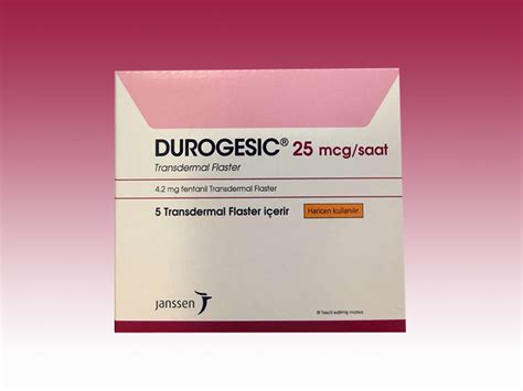 Johnson & Johnson Durogesic 25 mcg 5 TTS Flaster