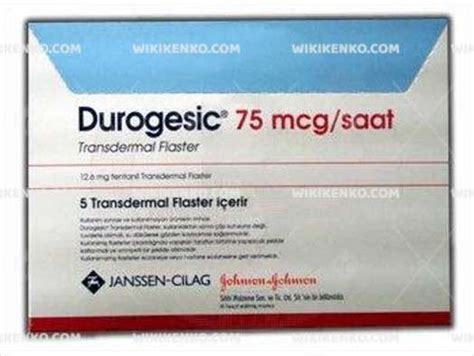 Johnson & Johnson Durogesic 75 mcg 5 TTS Flaster