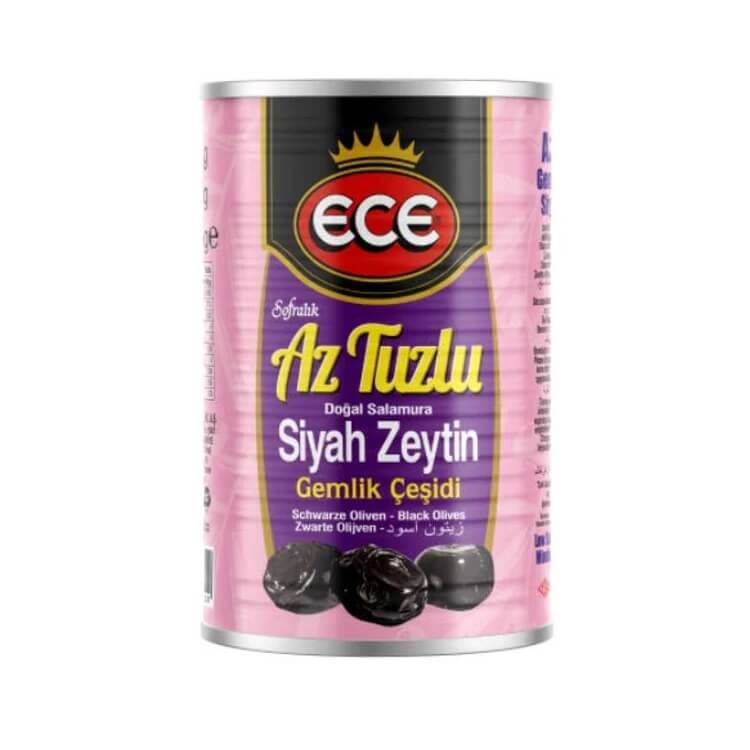 Ece Az Tuzlu Siyah Zeytin 800 Gr