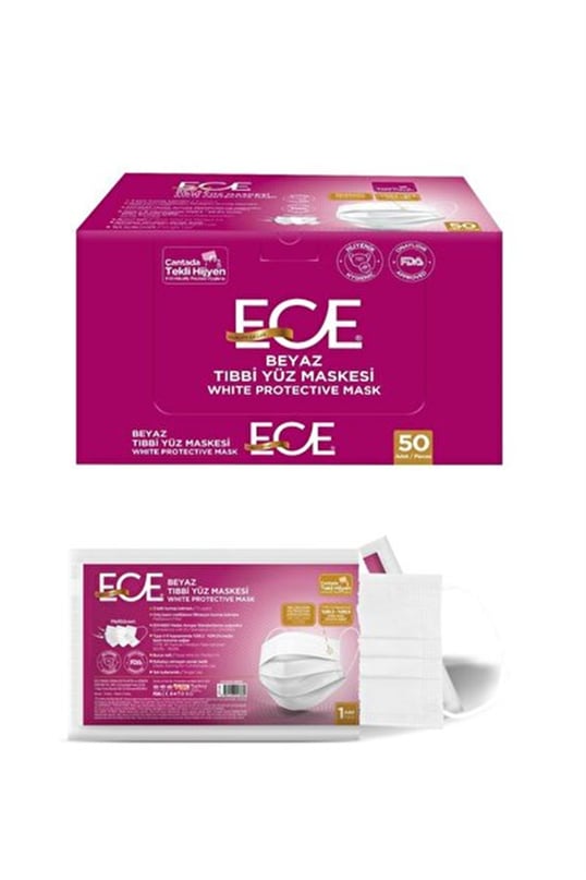 Ece Beyaz Maske 50'li