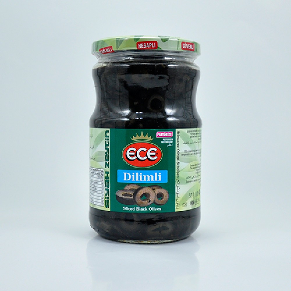 Ece Dilimli Siyah Zeytin 720 Cc