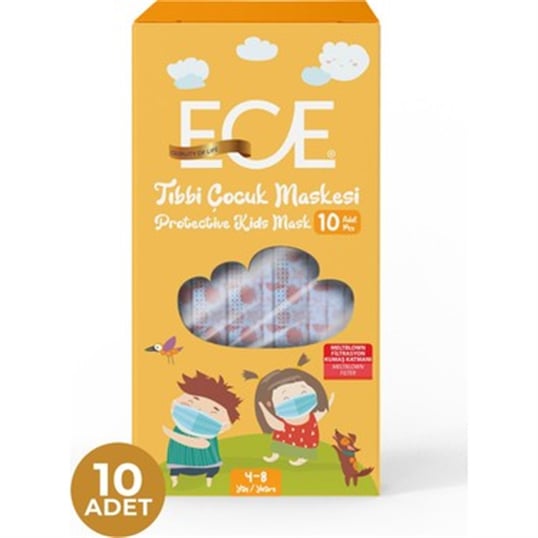 Ece Maske Çocuk 10'lu
