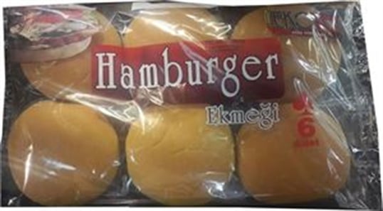 Ekotek Hamburger Ekmek 6 Lı 312 Gr