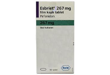 Roche İlaç Esbriet 267 mg 90 Tablet