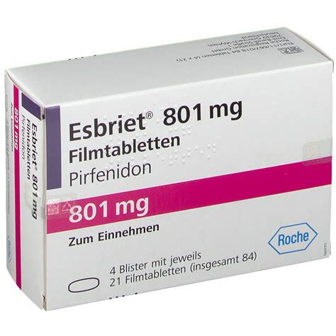 Roche İlaç Esbriet 801 mg 90 Tablet