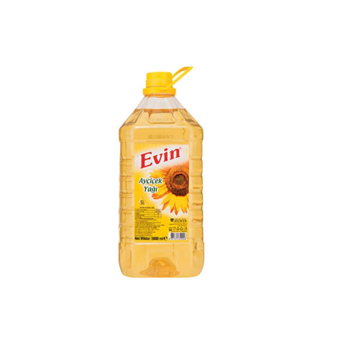 Evin Ayçiçek Yağı 5 l Plastik Şişe
