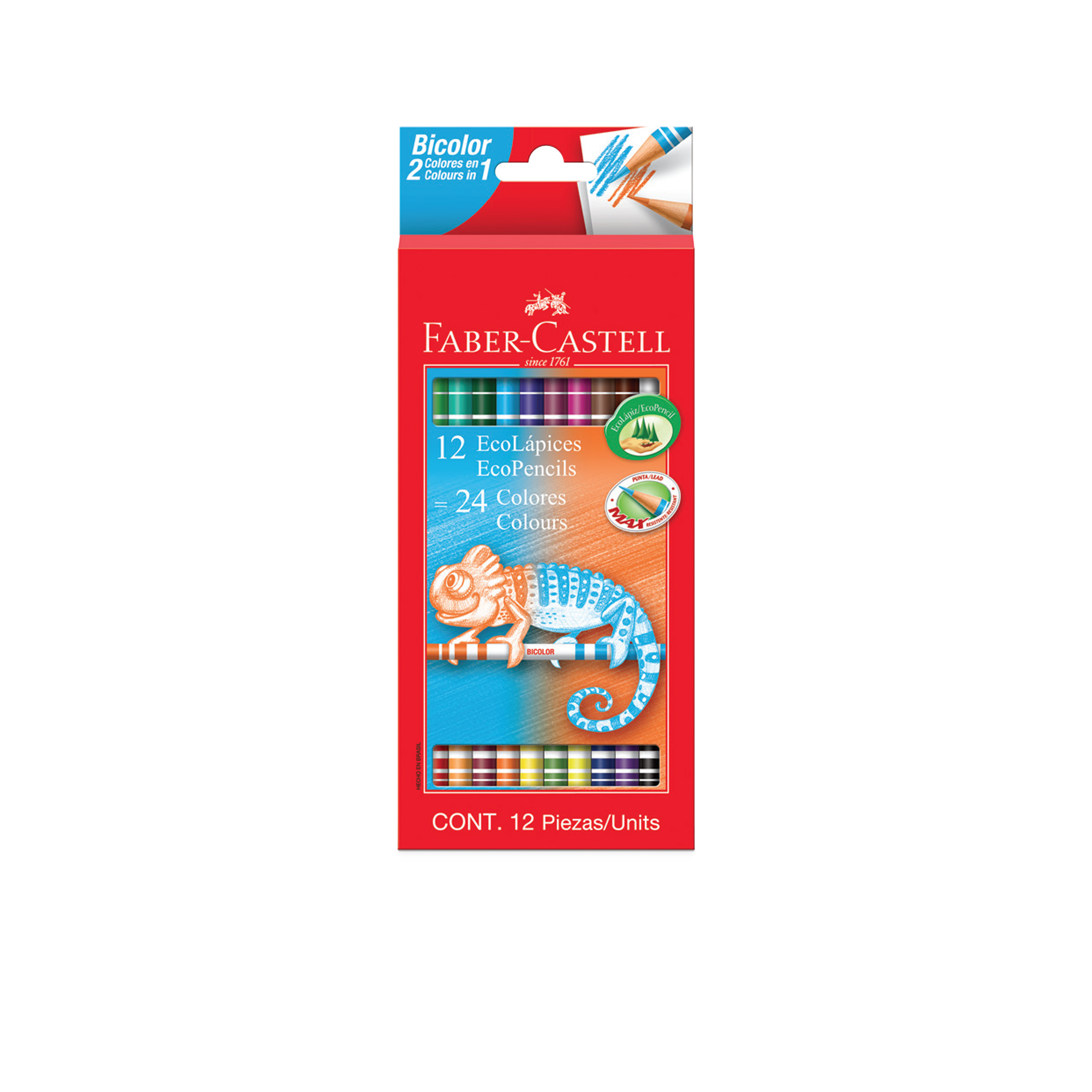 Faber Castell Bicolor Kuru Boya (24 Renk)