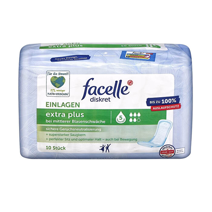 Facelle Diskret Mesane Pedi Ekstra Plus 10'lu