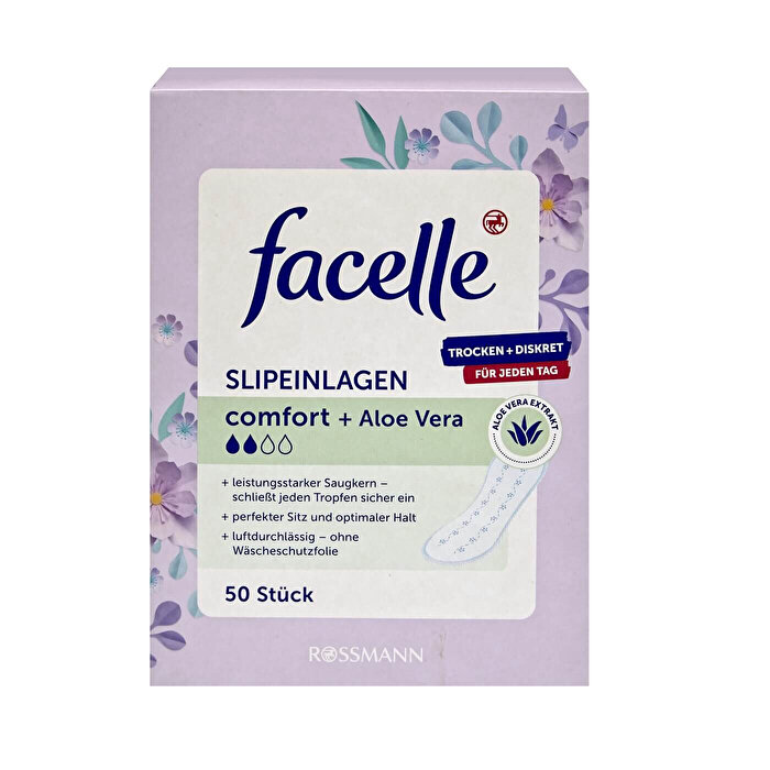 Facelle Günlük Ped Normal, Aloe Vera 50'li