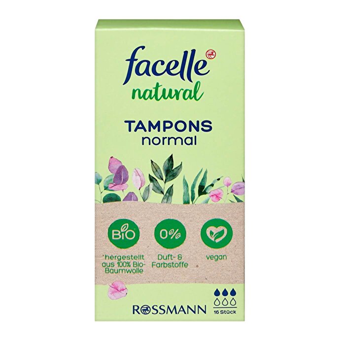 Facelle Natural Tampon Normal 16'lı