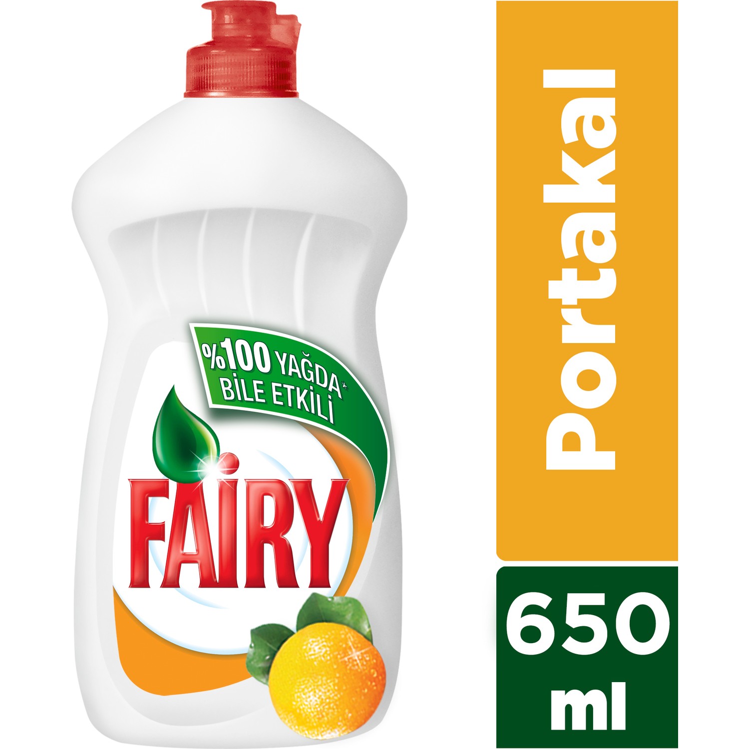 Fairy Bulaşık Deterjanı Portakal 650 Ml
