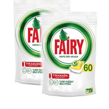 Fairy Hepsi Bir Arada Bulaşık Makinesi Kapsülü Limon 120 Adet