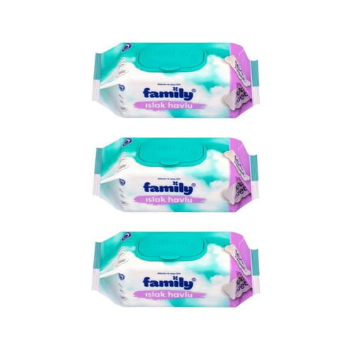 Family Islak Havlu - 100 Adet