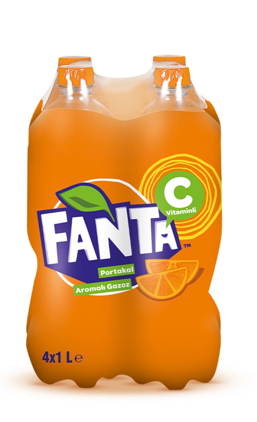 Fanta 1 Lt x 4 Adet