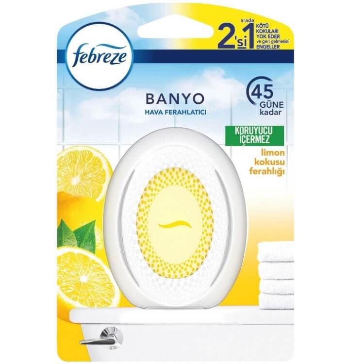 Febreze Hava Ferahlatıcı Banyo Oda Kokusu Limon 75 ml