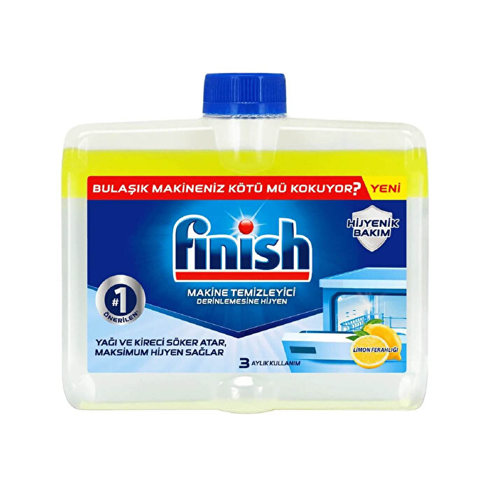 Finish Bulaşık Makinesi Hijyen Temizleyici 250 ml Limon