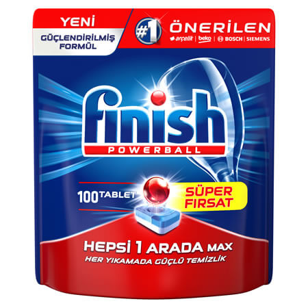 Finish Hepsi Bir Arada 100'lü Tablet Deterjan