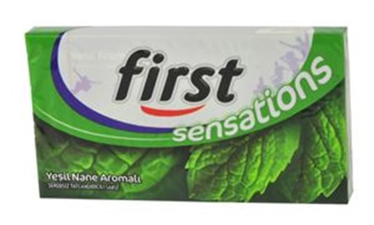 First Sensations Yeşil Naneli Sakız 27 Gr